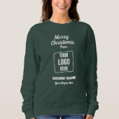 Merry Christmas Logo Markenbezeichnung Slogan Mita Sweatshirt (Vorderseite)