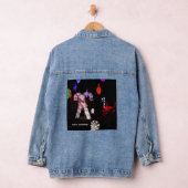MERRY CHRISTMAS  LONG SLEEVE DENIM JACKET JEANSJACKE (Hangar)