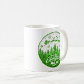 MERRY CHRISTMAS lustige Weihnachten Kaffeetasse (VorderseiteRechts)