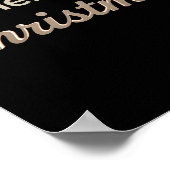 Merry Christmas Luxury Typography Poster 01 (Ecke)