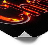 Merry Christmas Luxury Typography Poster Paper 35 (Ecke)