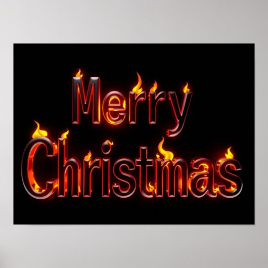 Merry Christmas Luxury Typography Poster Paper 35 (Vorne)