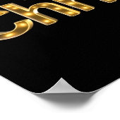 Merry Christmas Luxury Typography Poster Paper H10 (Ecke)