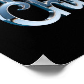 Merry Christmas Luxury Typography Poster Paper H24 (Ecke)