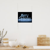 Merry Christmas Luxury Typography Poster Paper H45 (Küche)