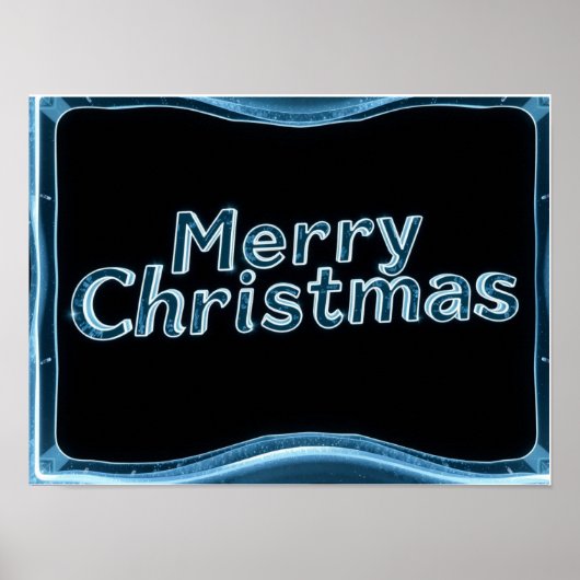 Merry Christmas Luxury Typography Poster Paper H47 (Vorne)