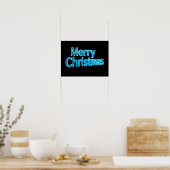 Merry Christmas Luxury Typography Poster Paper H50 (Küche)