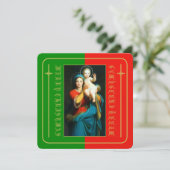 MERRY CHRISTMAS MADONNA & CHILD (Stehend Vorderseite)