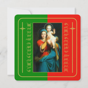 MERRY CHRISTMAS MADONNA & CHILD