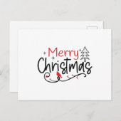 Merry Christmas Magic Postkarte (Vorne/Hinten)