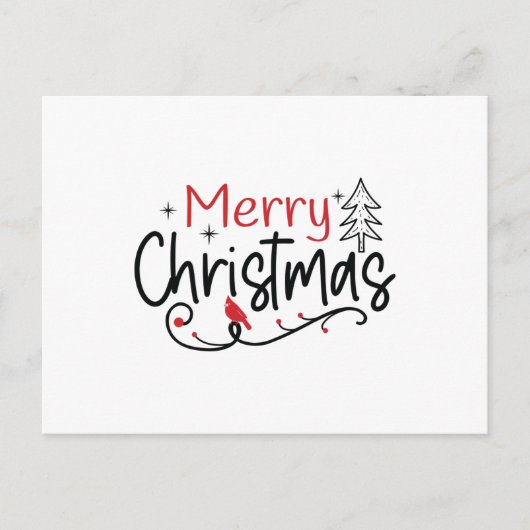 Merry Christmas Magic Postkarte (Vorderseite)