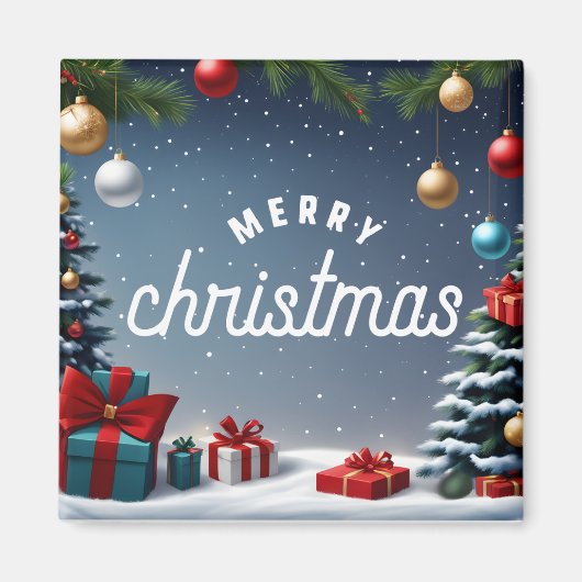 MERRY CHRISTMAS MAGNET (Vorne)