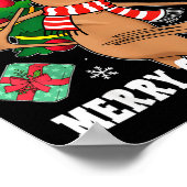 Merry Christmas Marcus The Worm Funny Unhinged Mem Poster (Ecke)