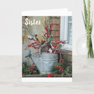 MERRY CHRISTMAS ***MEINE SISTER**** MIT LIEBE UND  FEIERTAGSKARTE