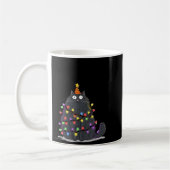 Merry Christmas Meowy Cats Tree Lovers Cute Catmas Kaffeetasse (Links)