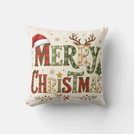 Merry Christmas minimal chic Kissen