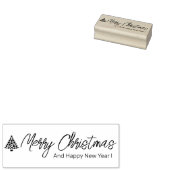 Merry Christmas Minimalist Gummistempel (Stempel)