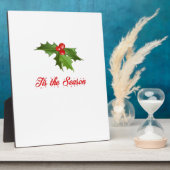 Merry Christmas Mistletoe Fotoplatte (Seite)