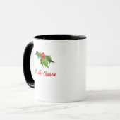 Merry Christmas Mistletoe Tasse (Vorderseite Links)