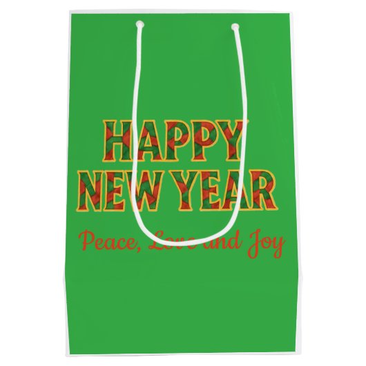 Merry Christmas Mittlere Geschenktüte (Rückseite)