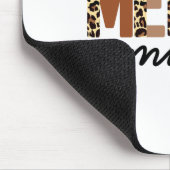 Merry Christmas Modern Color Block Leopard Boho Mousepad (Ecke)