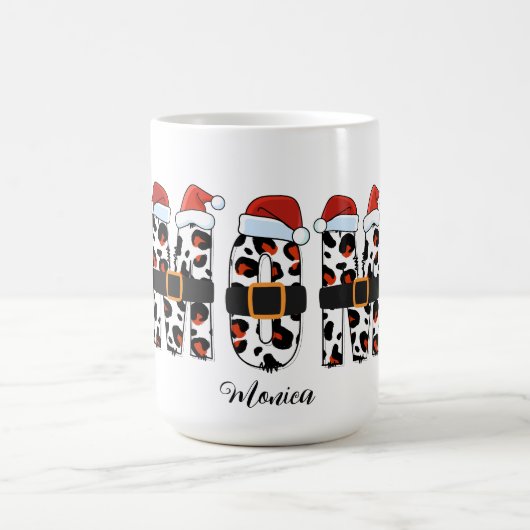  merry Christmas mom Personalized name Kaffeetasse (Mittel)