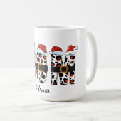  merry Christmas mom Personalized name Kaffeetasse (VorderseiteRechts)