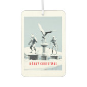 Merry Christmas. Monster ice sculptures Autolufterfrischer (Vorderseite)