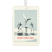 Merry Christmas. Monster ice sculptures Autolufterfrischer (Rückseite)