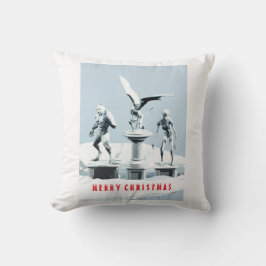 Merry Christmas. Monster ice sculptures Kissen