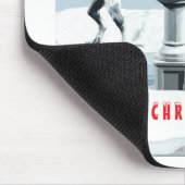 Merry Christmas. Monster ice sculptures Mousepad (Ecke)