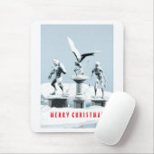 Merry Christmas. Monster ice sculptures Mousepad (Mit Mouse)