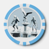 Merry Christmas. Monster ice sculptures Pokerchips (Vorderseite)