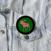 MERRY CHRISTMAS MOOSE DEER BUTTON (Beispiel)