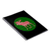 MERRY CHRISTMAS MOOSE DEER NOTIZBLOCK (Rechte Seite)