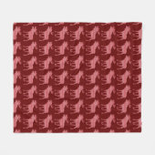 MERRY CHRISTMAS MOOSE FLEECEDECKE (Vorderseite (Horizontal))