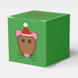 Merry Christmas Mouse Custom Favor Box Geschenkschachtel