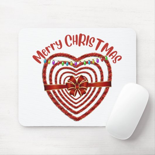 MERRY CHRISTMAS MOUSEPAD (Mit Mouse)