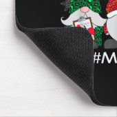 Merry Christmas Mri Tech Gnomes Cute Xmas Leopard Mousepad (Ecke)