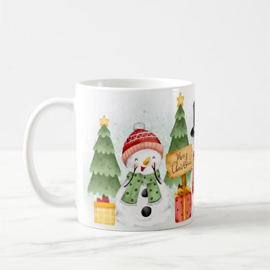 Merry Christmas  Mug Kaffeetasse (Links)