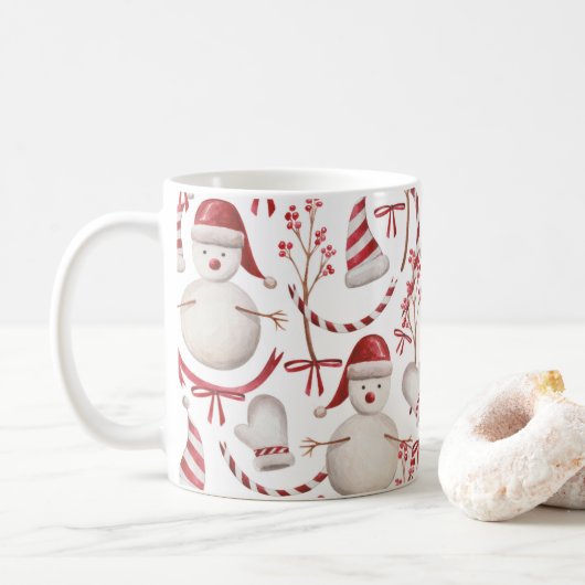 Merry Christmas Mug Kaffeetasse (Mit Donut)
