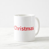 Merry Christmas mug Kaffeetasse (VorderseiteRechts)