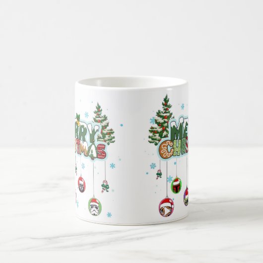 Merry Christmas Mug Kaffeetasse (Mittel)