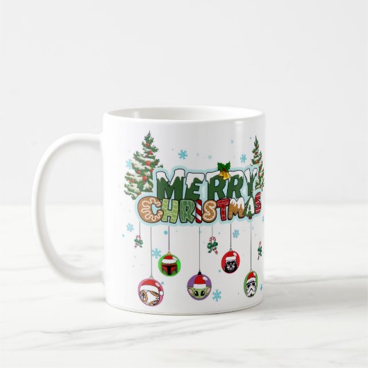 Merry Christmas Mug Kaffeetasse (Links)