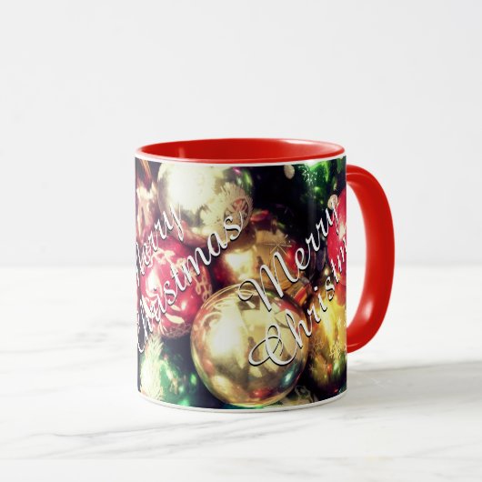 "Merry Christmas" Mug Tasse (VorderseiteRechts)