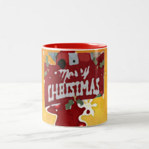 Merry Christmas _mug Zweifarbige Tasse