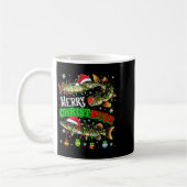 Merry Christmas Musky Three Santa Muskies Fisher F Kaffeetasse (Links)