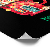 Merry Christmas Name Sweets House Youth Xs Xl Poster (Ecke)