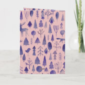 Merry Christmas Nana with Two Photos Karte (Rückseite)