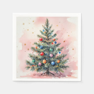 Merry Christmas Napkins. Serviette